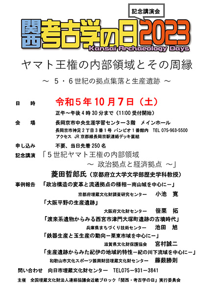 関西考古学の日記念講演会